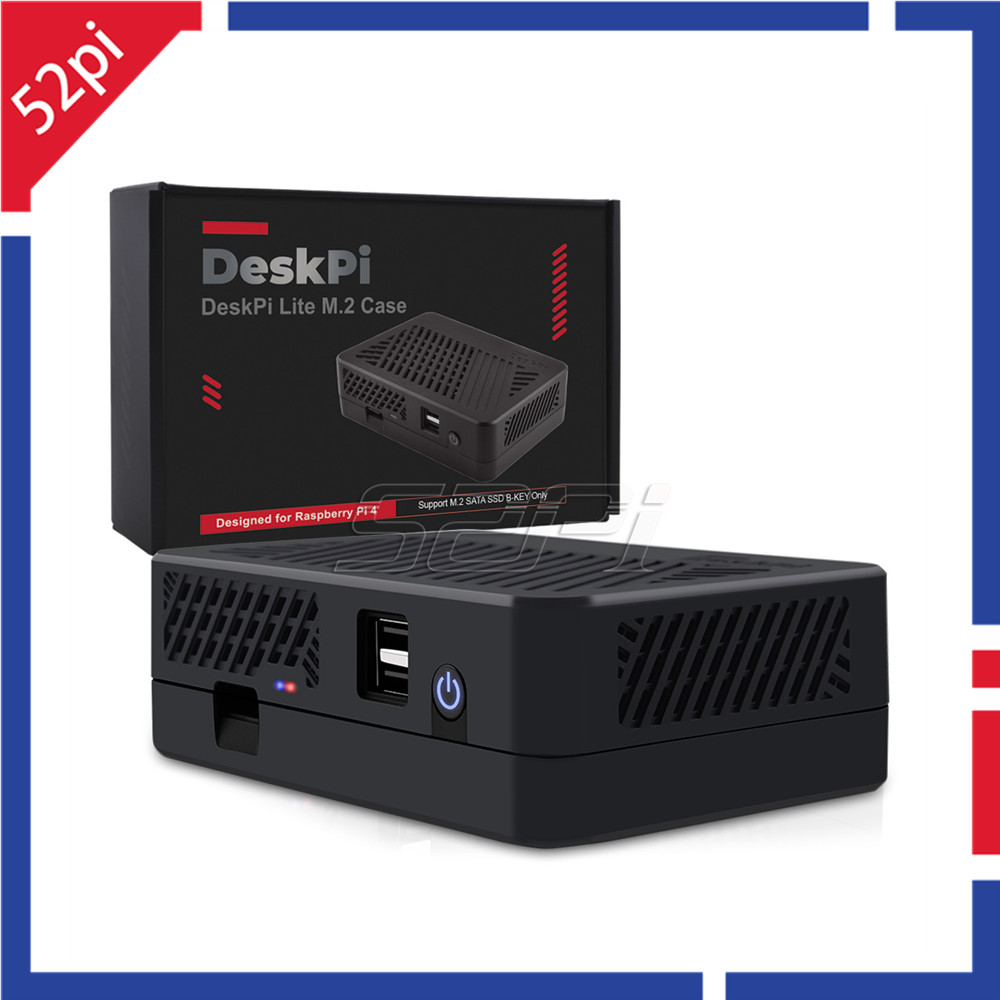 Argon One V3 M.2 Nvme Case - Capa NAS 52Pi DeskPi Lite com